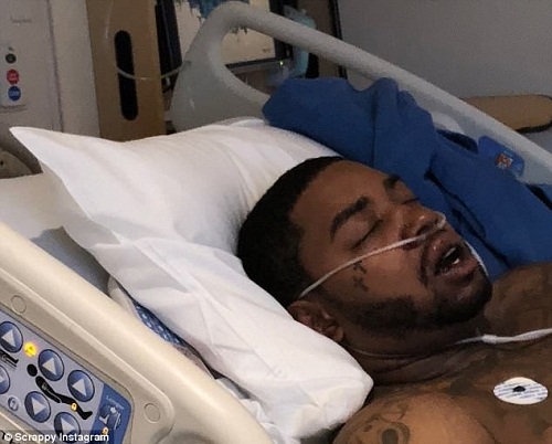 Rapper Lil Scrappy Fighting For His Life In Near-Death Car Crash After Falling Asleep Behind The Wheel [Photos]