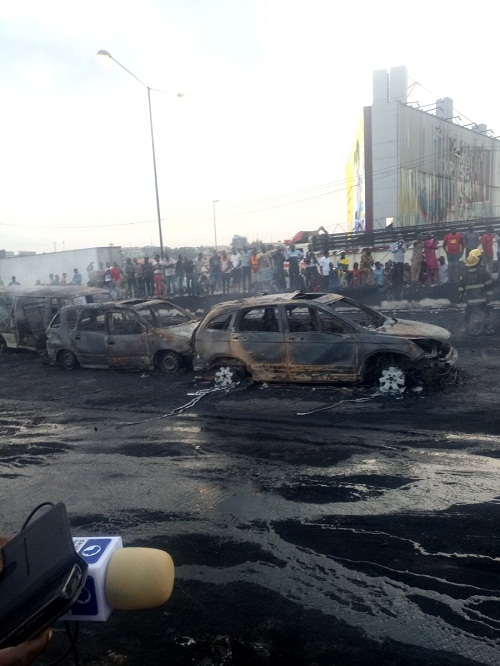 Lagos Tanker Explosion: Lagos State Government Commiserates With Bereaved Families [Photos]