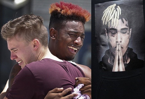 So Sad!!!Heart Melting Photos of Xxxtentacion Fans Crying At His Open-Casket Memorial [Photos]