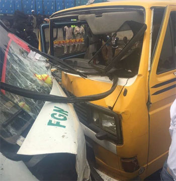 24 Hours Later, Fresh Accident Occurs On Otedola Bridge Leaves Nine Persons Injured [Photos]