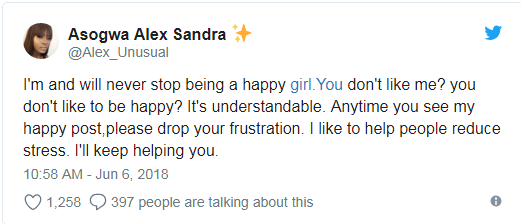 #BBNaija: Alex Pens down A Heart Melting Message to All Her ‘Haters’