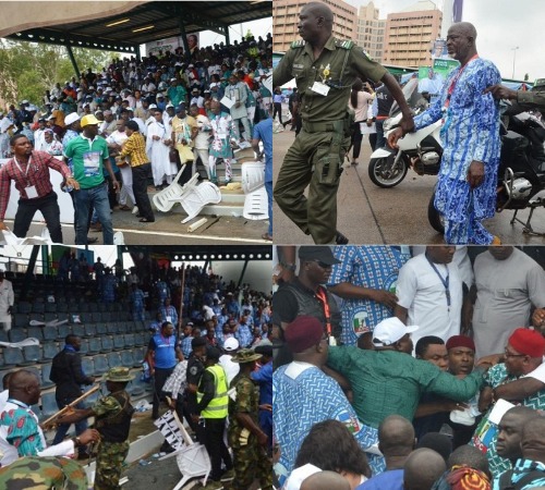 Photos of Delegates from Delta As They Exchanged Blows at the APC Convention [Photos]