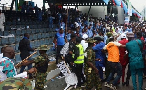 Photos of Delegates from Delta As They Exchanged Blows at the APC Convention [Photos]