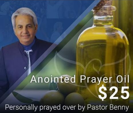 Mixed reactions as US televangelist, Benny Hinn, begins sale of special anointing oil for $25
