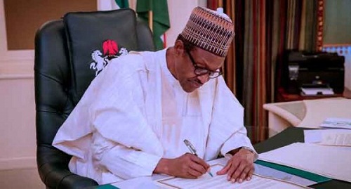 2018 Budget: President Buhari Signs 2018 Budget