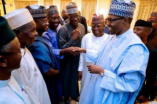 President Buhari In CLOSED DOOR Meeting With All APC Governors [Photos]