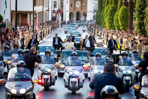 Photos of President Buhari As He Arrives Morocco [Photos]