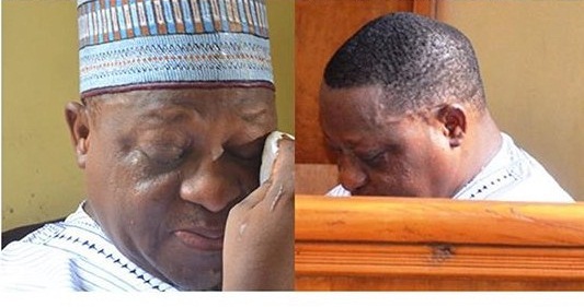 Photos Of Ex-Governor Dariye As He Weeps Like A Baby After He Was Sentenced To Jail