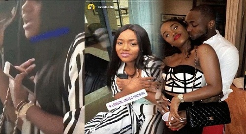 Trouble in the paradise!!! Assurance baby, Chioma lashes out at Davido, as she angrily walks out on him [Video]