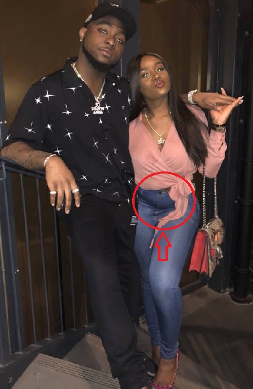 IS SHE PREGNANT? Chioma Allegedly Reveals Baby Bump As She Steps Out For A Date With Davido [Photos]