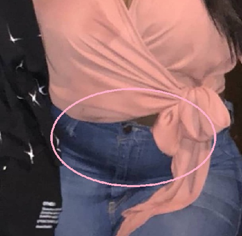 IS SHE PREGNANT? Chioma Allegedly Reveals Baby Bump As She Steps Out For A Date With Davido [Photos]