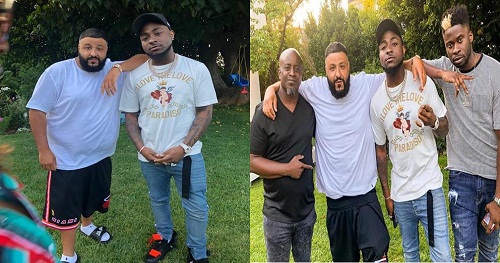 Photos of Davido As He Hangs Out With DJ Khaled at His Mansion In US [Photos]