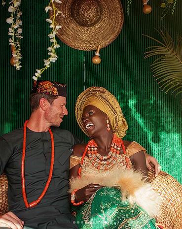 Lovely Wedding Album Of Dora Akinyuli’s Daughter, Chidiogo And Her Canadian Beau [Photos]