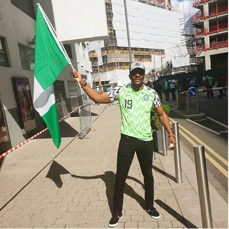 Exceptional Ebuka Trends Again, With New N31k Nigerian Jersey [Photos]