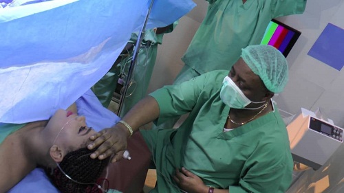 Happy Femi Fani-Kayode Shares Photos Of His Wife Delivering Their Baby [Photos]