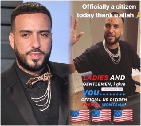 Morrocan Rapper, French Montana, Celebrates As He Officially Becomes A U.S Citizen