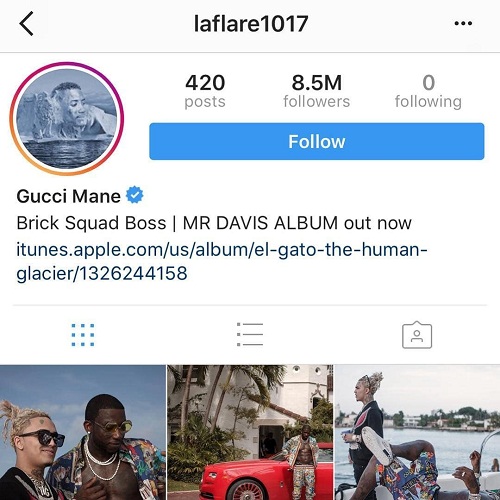 7 Months after Their Lavish Wedding, Gucci Mane Unfollows His Wife Keyshia Ka’oir On Instagram