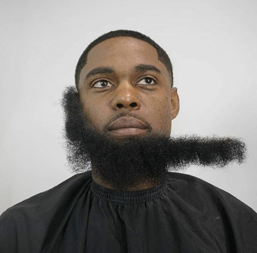 Just To Form Beard Gang, Men Are Now Fixing Artificial Beard [See Photos]