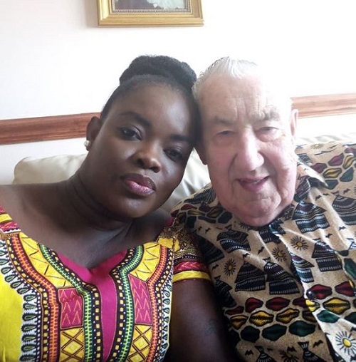 “I Met My Husband through Yahoo Yahoo” – Lady Who Is Married To A 90-Year-Old White Man Discloses How She Met Him