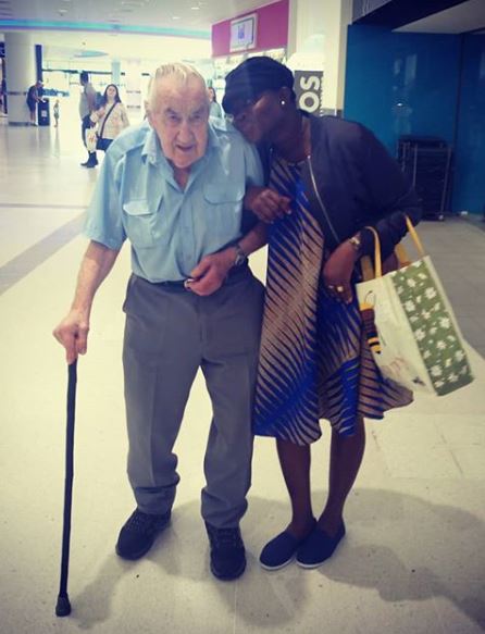 “I Met My Husband through Yahoo Yahoo” – Lady Who Is Married To A 90-Year-Old White Man Discloses How She Met Him