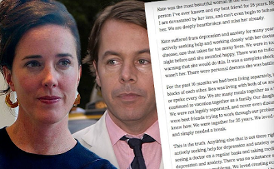 Days after Her Death, Kate Spade's Husband Speaks About Her Suicide