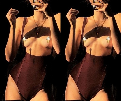 Kendall Jenner Goes Topless On Instagram [Photos]