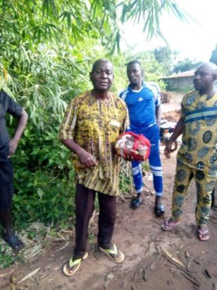 Devilish Elder, Caught Burying Charms in Young Man’s Land [Photos]