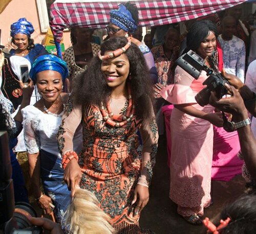 Adorable Photos from the Traditional Wedding Of Actor Michael Okon