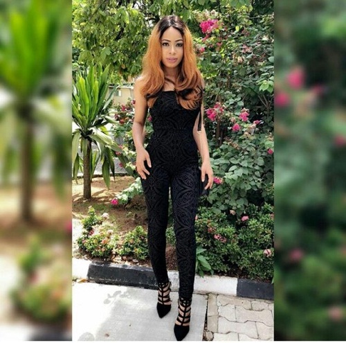 #BBNaija: 2018 BBN Finalist, Nina Slays In A Lovely Black Jumpsuit [Photos]