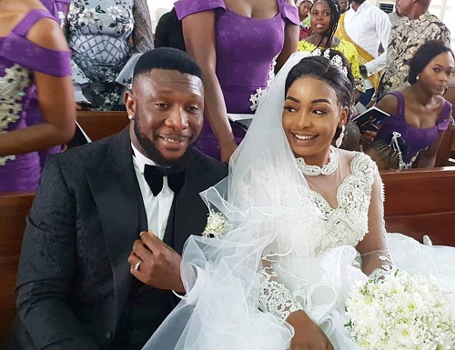 First Photos From Nollywood Producer, Tchidi Chikere And His Wife, Nuella Njubigbo’s White Wedding 