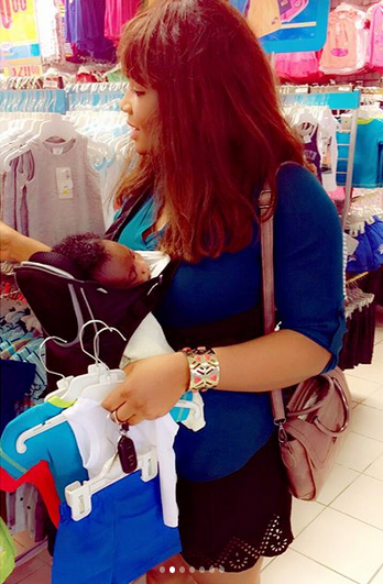 More Photos Of Aliko Dangote’s Son-In-Law’s Alleged Babymama, Irene Nwachukwu Recall yesterday that a 22-year old lady, Irene Chiamaka Nwachukwu set the internet on fire when she alleged Dangote’s new son-in-law, Jamil Abubakar abandoned her to marry Fatima Dangote?. According to Irene, when she met Jamil, he never told her he was into a relationship not to talk of planning to marry the daughter of Africa's richest man before they went intimate. Irene says she only got to know about the wedding when she was already carrying his baby and the wedding held when she was 8 months gone already. According to her, Jamil has not being responsible since the baby came two months ago and even though she has challenged him to come for a DNA, he has refused. Instead, he offered her N5m and asked her to relocate with the baby and never contact him anymore. Now Irene says she fears for her life and that of her baby, and so wants Nigerians to know if anything happens to her or her baby, Jamil should be held responsible. She also claims they are saying she is threatening Fatima Dangote, something she denied. Her claims below and also see more photos of her and a video from her pregnancy shoot. By the way, Irene clocked 22 on February 25th, 2018.