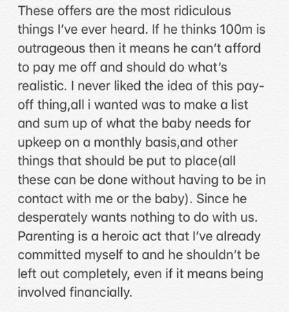 More Photos Of Aliko Dangote’s Son-In-Law’s Alleged Babymama, Irene Nwachukwu Recall yesterday that a 22-year old lady, Irene Chiamaka Nwachukwu set the internet on fire when she alleged Dangote’s new son-in-law, Jamil Abubakar abandoned her to marry Fatima Dangote?. According to Irene, when she met Jamil, he never told her he was into a relationship not to talk of planning to marry the daughter of Africa's richest man before they went intimate. Irene says she only got to know about the wedding when she was already carrying his baby and the wedding held when she was 8 months gone already. According to her, Jamil has not being responsible since the baby came two months ago and even though she has challenged him to come for a DNA, he has refused. Instead, he offered her N5m and asked her to relocate with the baby and never contact him anymore. Now Irene says she fears for her life and that of her baby, and so wants Nigerians to know if anything happens to her or her baby, Jamil should be held responsible. She also claims they are saying she is threatening Fatima Dangote, something she denied. Her claims below and also see more photos of her and a video from her pregnancy shoot. By the way, Irene clocked 22 on February 25th, 2018.