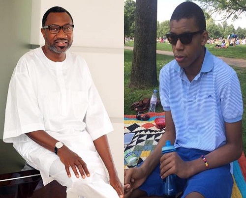 Billionaire Femi Otedola Celebrates His Only Son, Fewa As He Turns A Year Older Today