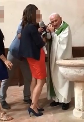 Update: Priest Forced To Retire After Slapping Child during Baptism