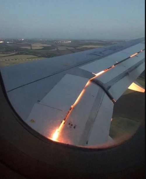 Tragedy Averted As Saudi Arabia’s Football Team Plane Bursts into Flames in Mid Air [See Photo]