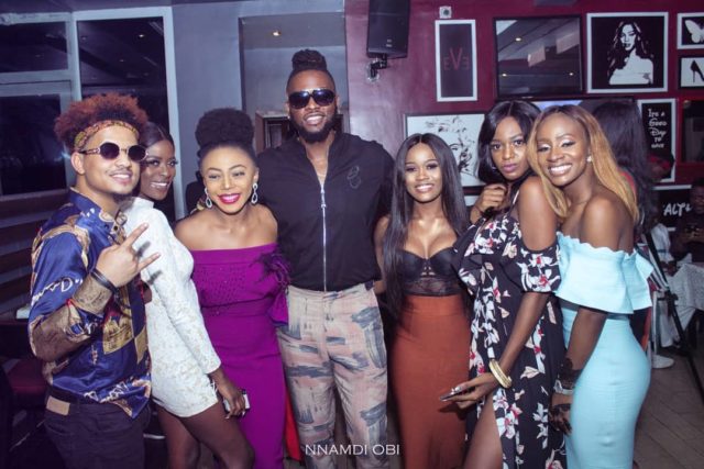 #BBNaija: Lovely Photos From Teddy A’s Birthday Dinner