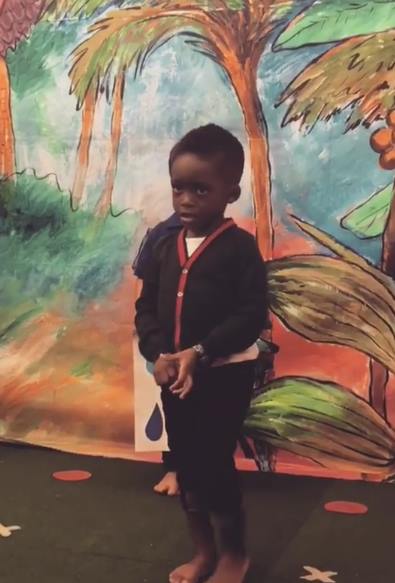 Photos of jimil, tiwa savage’s son as he graduates from Kindergarten [photo]