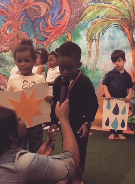 Photos of jimil, tiwa savage’s son as he graduates from Kindergarten [photo]