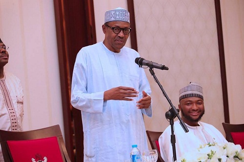 #BBNaija: Finally, Tobi Bakre Meets President Buhari [Photos]