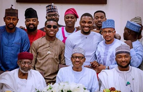#BBNaija: Finally, Tobi Bakre Meets President Buhari [Photos]