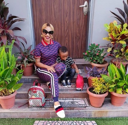 No Shame At All! Tonto Dikeh Storms Her Son’s School to Do This with Men! [Photos]