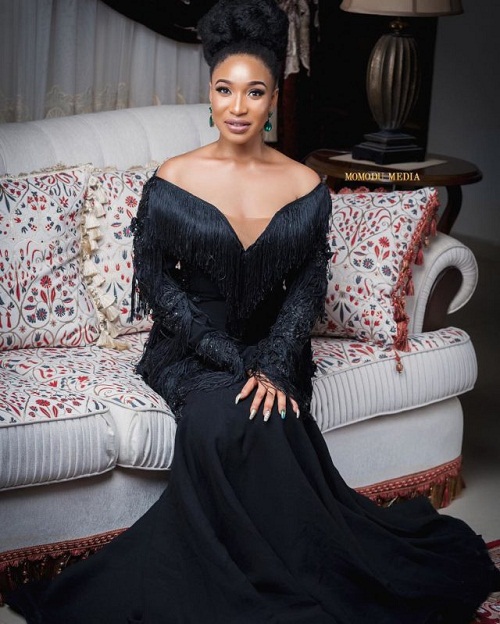 Sweet Mother,Tonto Dikeh, Dresses Her Son, King Andre As A Doctor