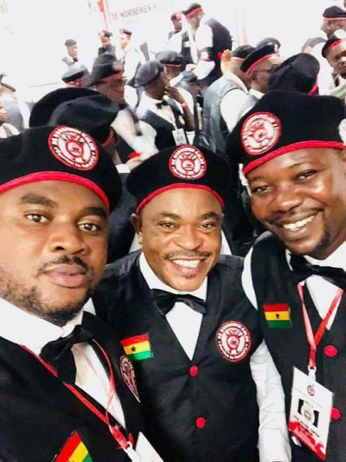Fans React After Victor Osuagwu Was Pictured With Norsemen Confraternity Members In Ghana