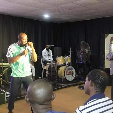 Popular Pastor Spotted Rock N41k Super Eagle's World Cup Jersey In The Pulpit