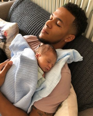 Endless Celebration for Super Eagles’ William Troost-Ekong As He Welcomes A Baby Boy [Photos]