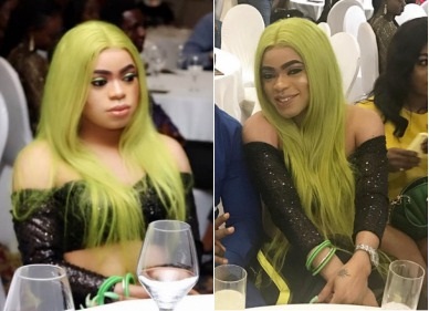 You Need to See Bobrisky’s Outfit to Halima Abubakar’s ‘Blood Battle’ Movie Premiere [Photos]