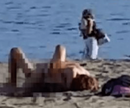 Couple Caught Having Cex on Packed Beach In Front Of Shocked Families [Photos]