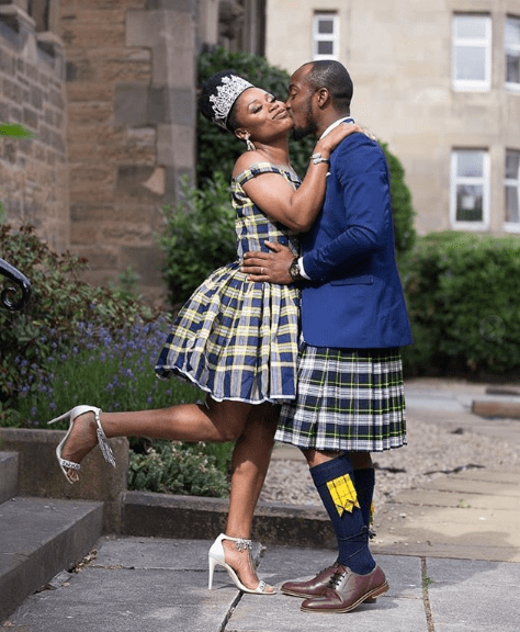 Aww!!!About To Wed Couple Shares Lovely Photos Of A Scottish-Inspired Themed Wedding [Photos]