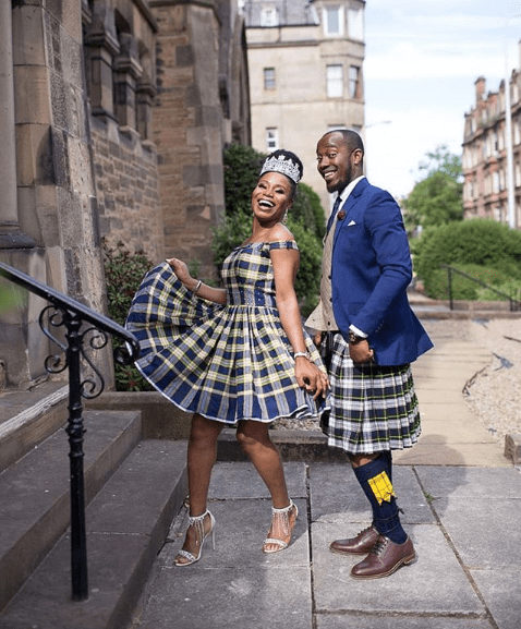 Aww!!!About To Wed Couple Shares Lovely Photos Of A Scottish-Inspired Themed Wedding [Photos]