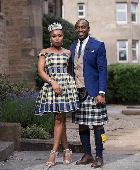 Aww!!!About To Wed Couple Shares Lovely Photos Of A Scottish-Inspired Themed Wedding [Photos]